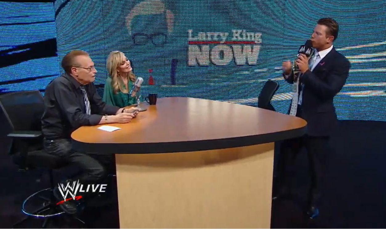 Larry king on WWE Raw