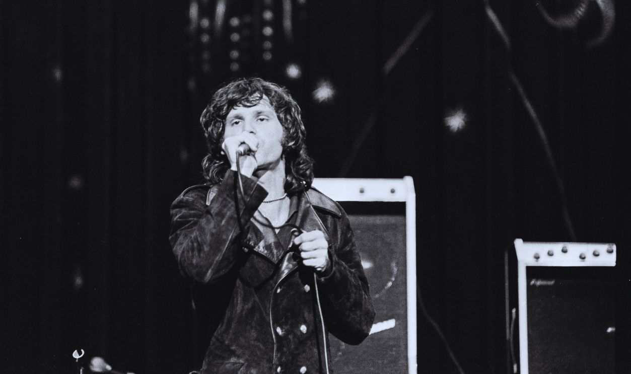 Gettyimages - 1396541473, The Doors Perform At Town Hall American Rock singer Jim Morrison (1943 - 1971), of the group the Doors, performs onstage at Town Hall, Philadelphia, Pennsylvania, June 18, 1967.
