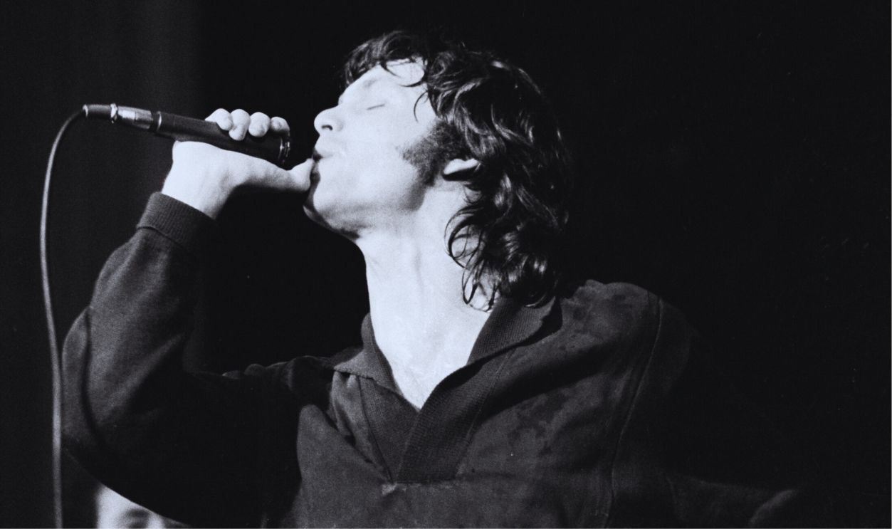 Gettyimages - 1396541558, The Doors Perform At Town Hall American Rock singer Jim Morrison (1943 - 1971), of the group the Doors, performs onstage at Town Hall, Philadelphia, Pennsylvania, June 18, 1967. 