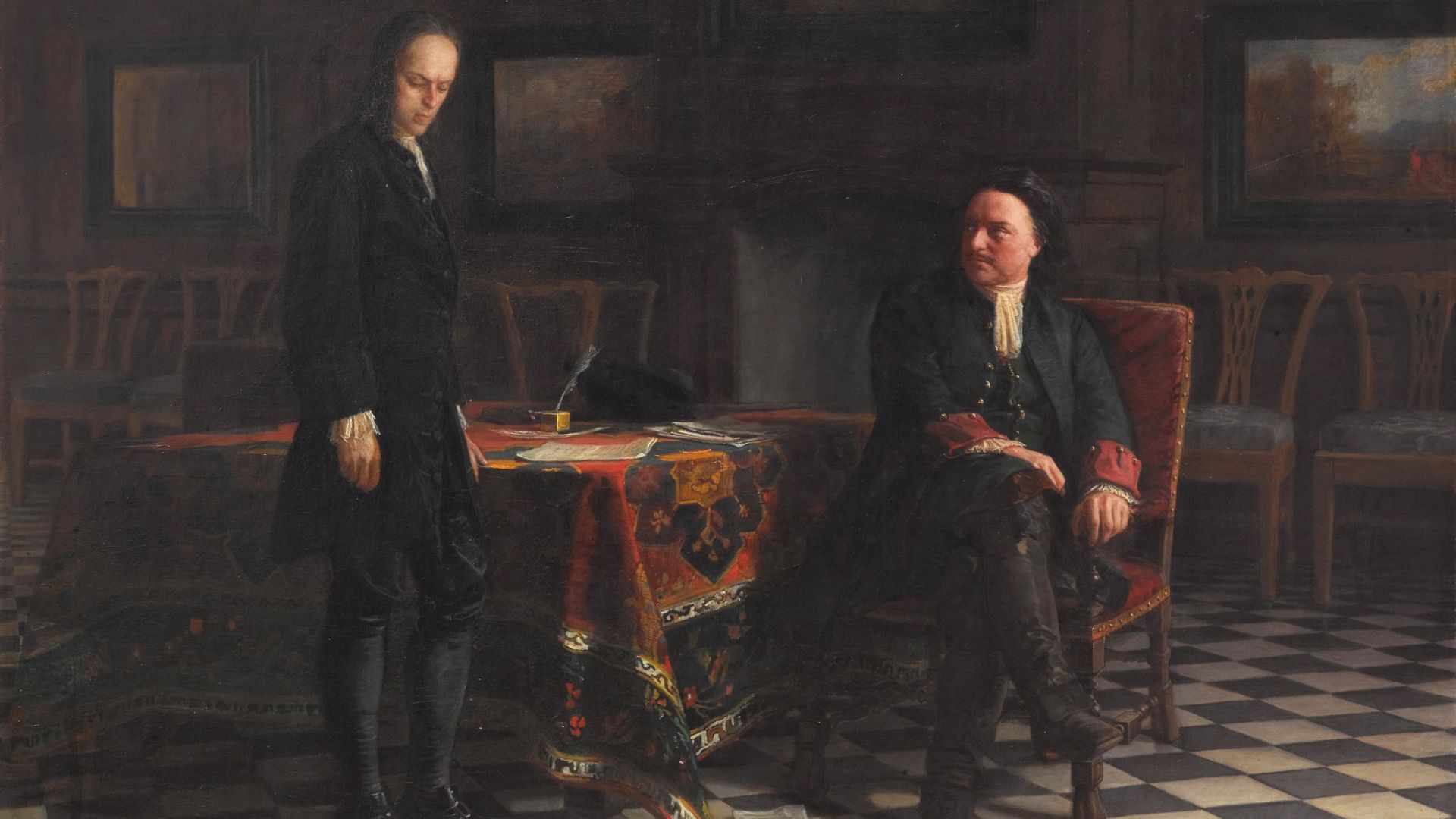 File:Peter the Great Interrogating the Tsarevich Alexei Petrovich.jpg