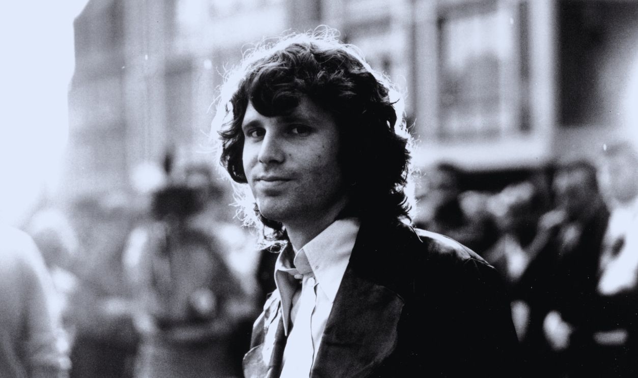 Jim Morrison of The Doors at the Kongresshalle on September 14, 1968 in Frankfurt, West Germany.