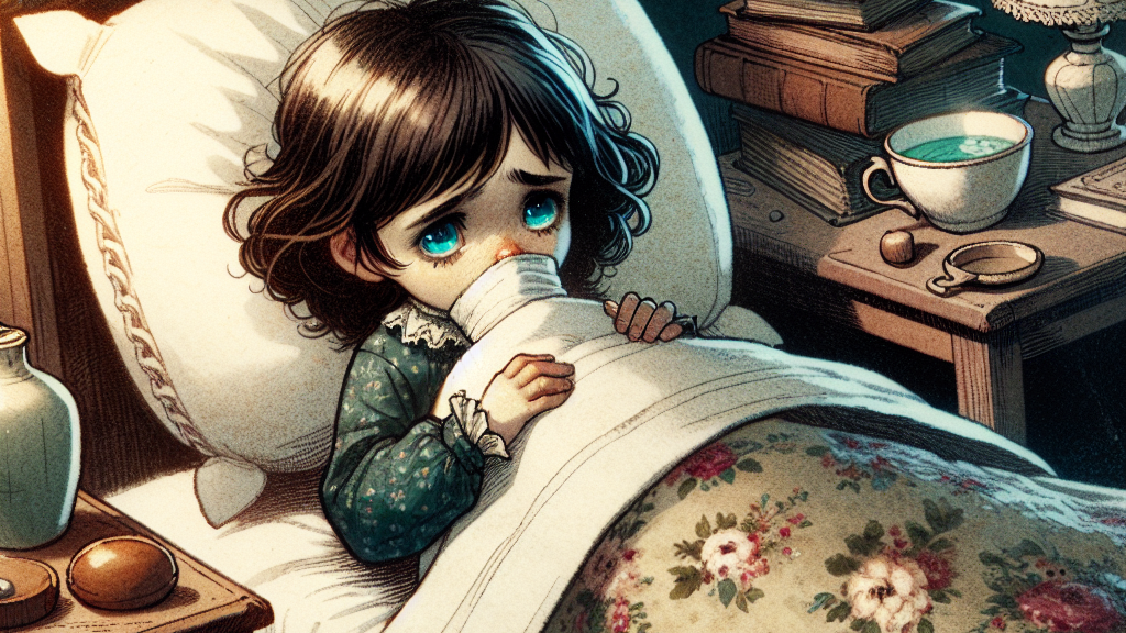 young kid falling ill