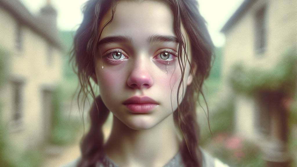 image of girl sad
