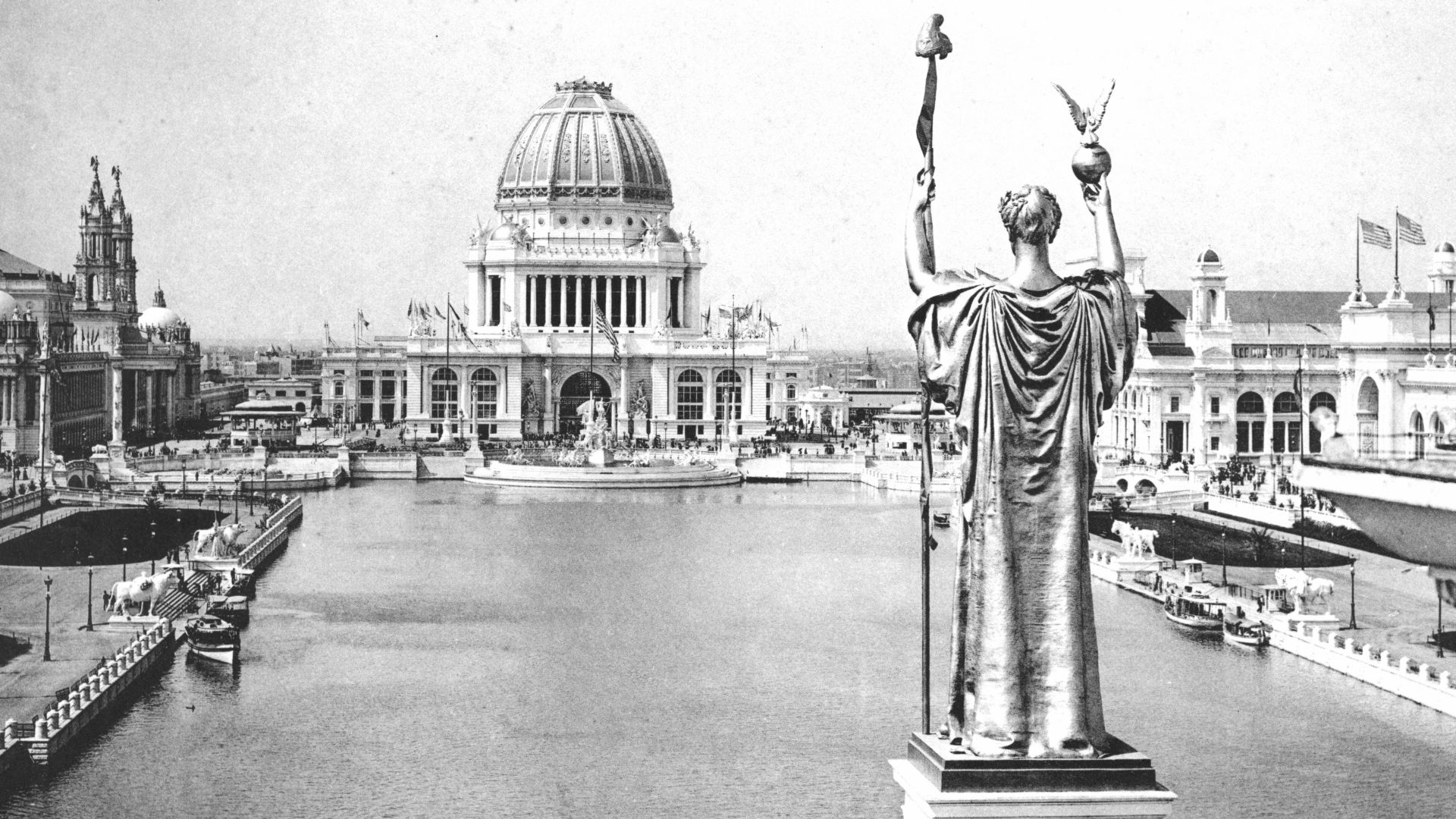 File:Looking West From Peristyle, Court of Honor and Grand Basin, 1893.jpg