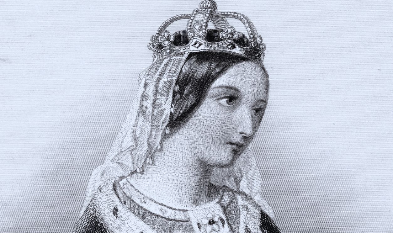 Gettyimages - 463952873, Catherine of Valois (1401-1437), queen consort of King Henry V, 19th century.Artist: Francis Holl