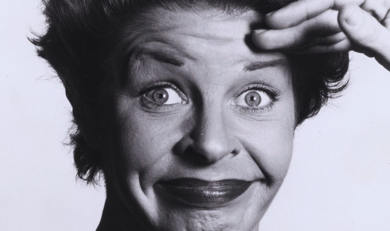 Gettyimages - 923045484, Close-Up Of Martha Raye Close-up of American comedienne and actress Martha Raye (1916 - 1994) as she makes a comic face, against a white background, twentieth century.