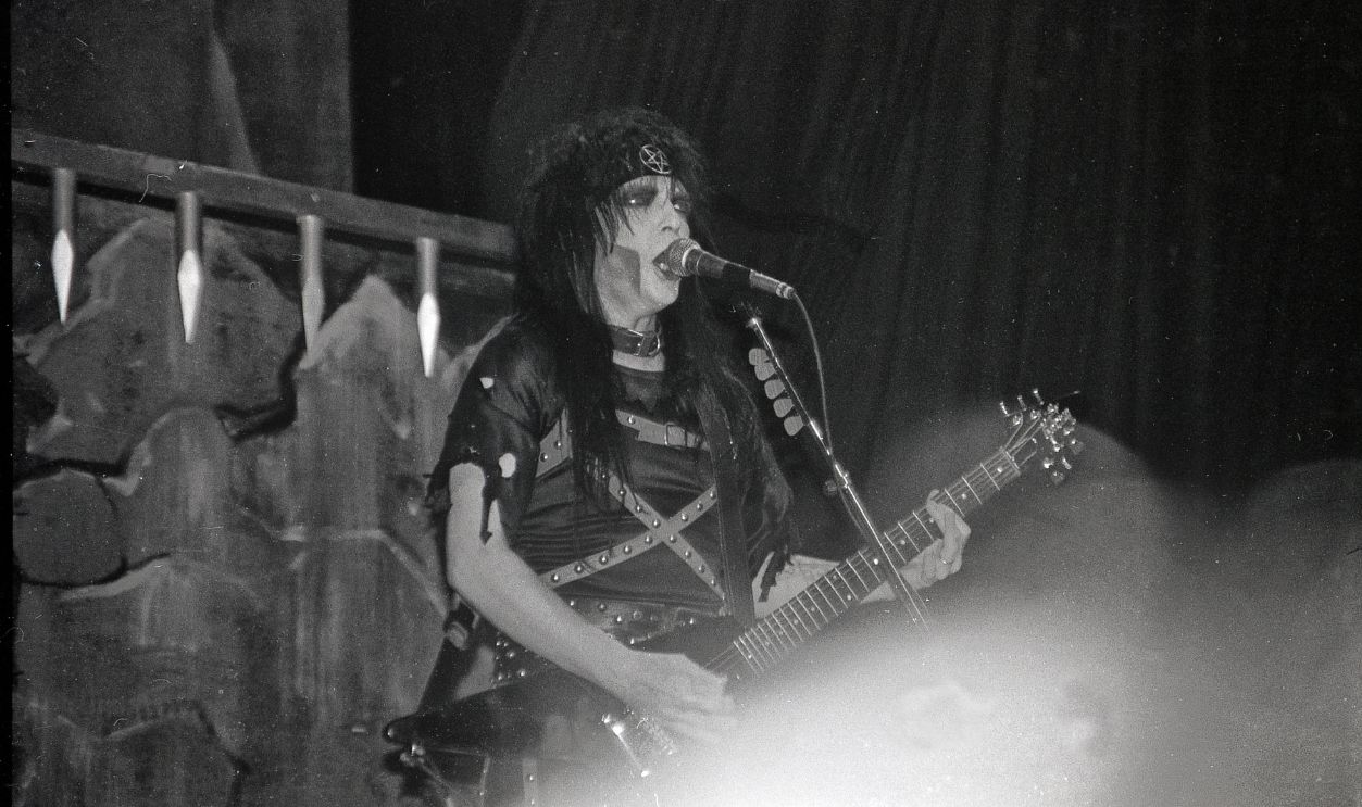 Mick Mars of Motley Crue performs on May 9,1983 in New York City.