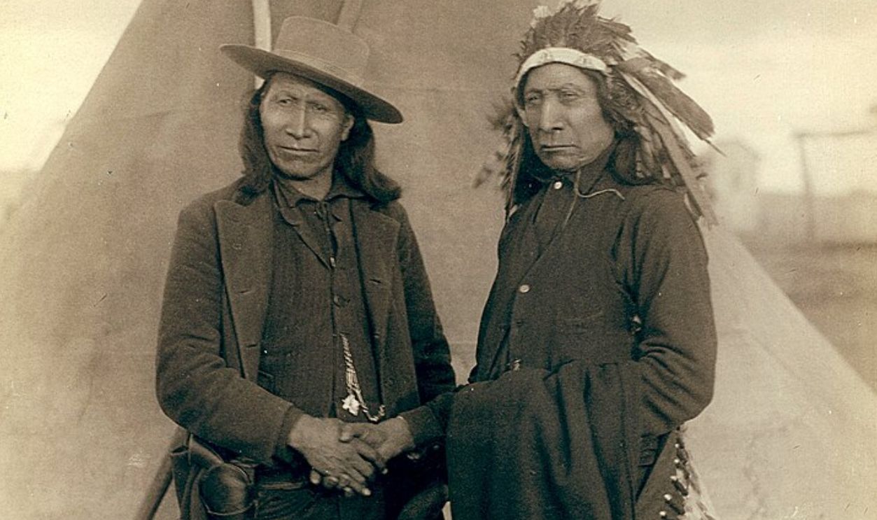 Red Cloud And American Horse Together