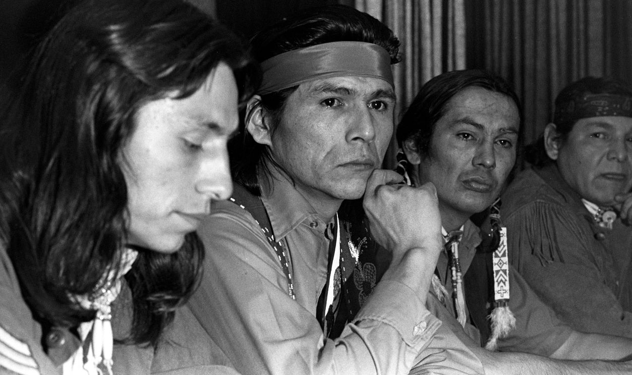 Russell Means At Press Conference