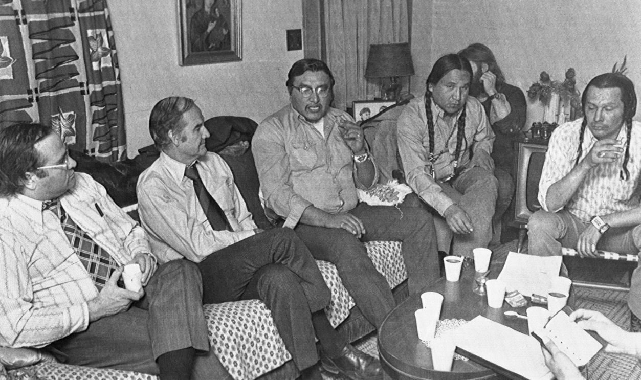 Senators Meet with Indians