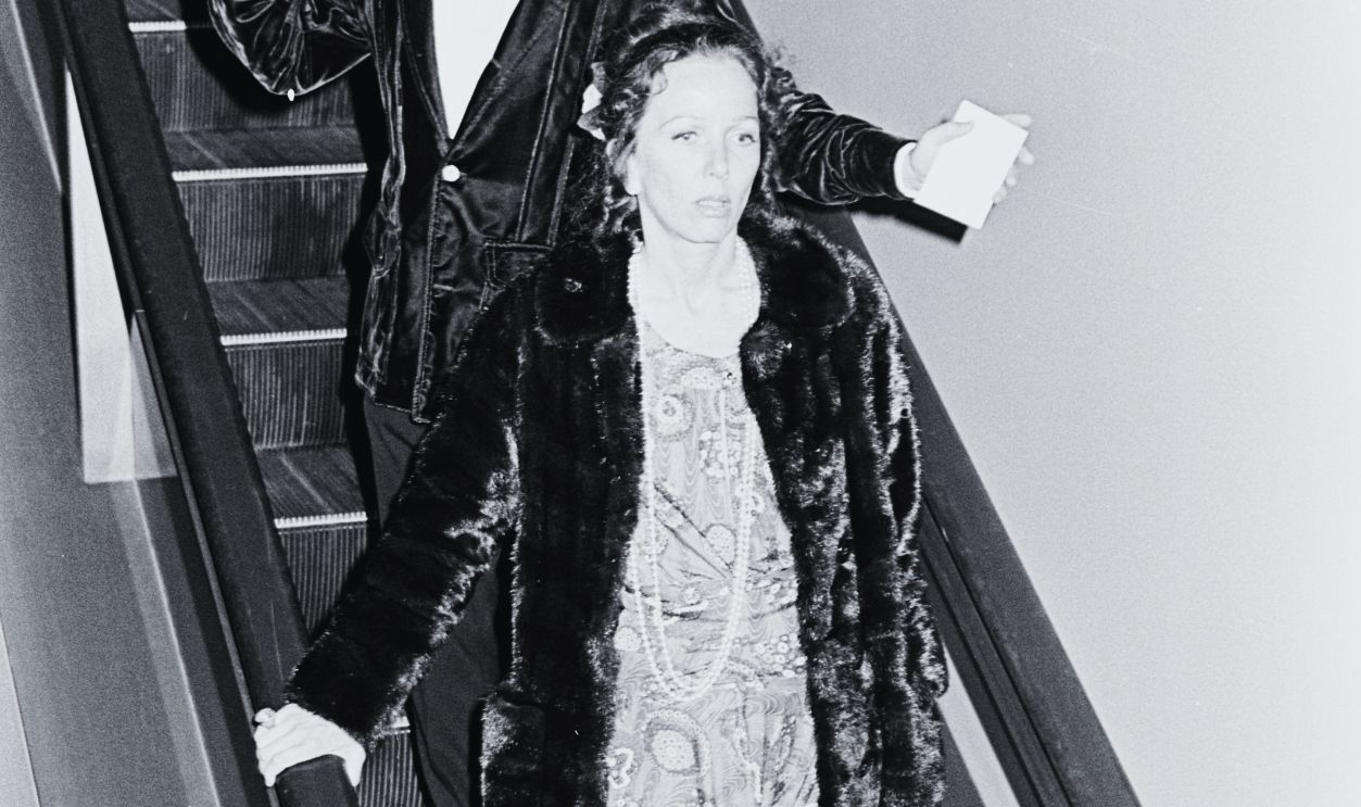 Gettyimages - 1753500276, Filmex '75 Opening Party Brooke Hayward (R) attends the opening party for Filmex '75 at the Century Plaza Hotel in Los Angeles, California, on March 11, 1975.