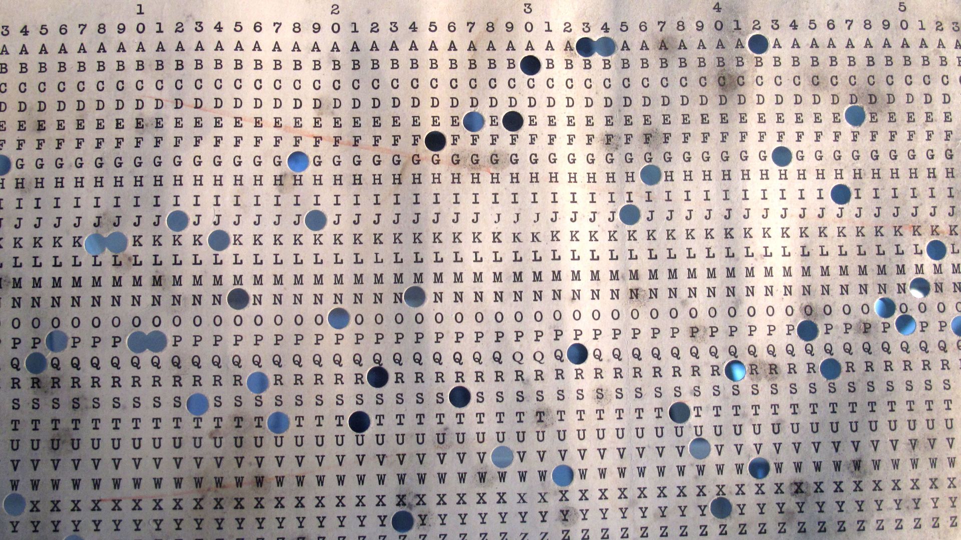 File:Part of a Banbury Sheet as used in Banburismus.jpg