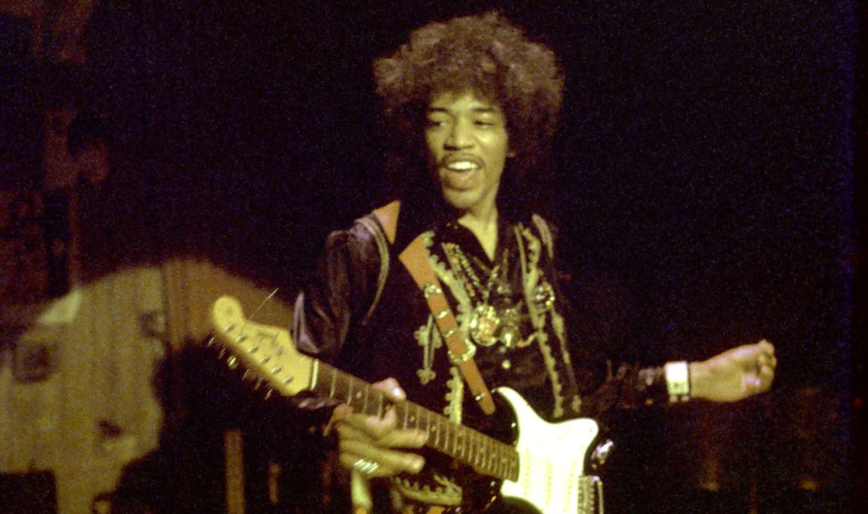   Gettyimages - 73993397, Jimi Hendrix Performs 1968: Guitarist Jimi Hendrix performs onstage in 1968. 