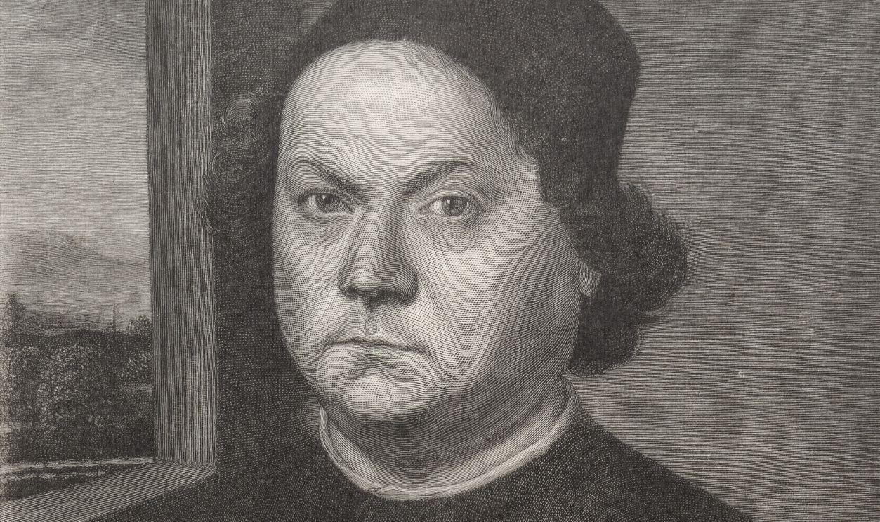 Old Italian Masters: Portrait of Andrea Verrocchio, 1888-1892. Creator Timothy Cole (American, 1852-1931).