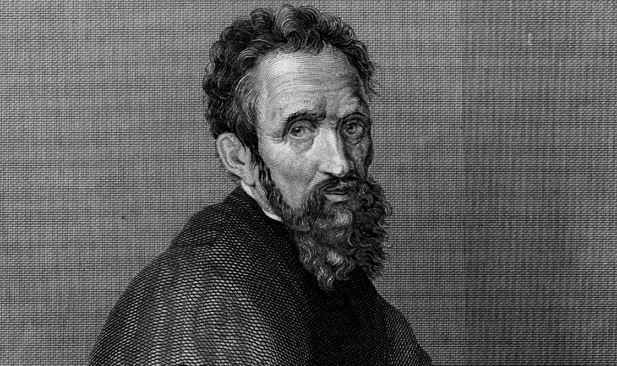 Italian sculptor, painter and architect Michelangelo Buonarroti (1474 - 1563), circa 1525. Original Publication: People Disc - HA0420
