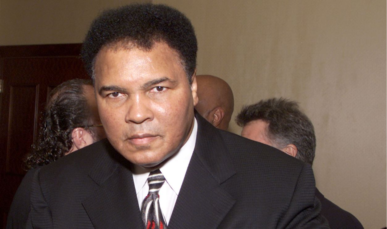 Muhammad Ali at 'ROAST THIS! An Evening with Muhammad Ali and Friends' at the Century Plaza Hotel in Los Angeles, Ca. 11/16/00.