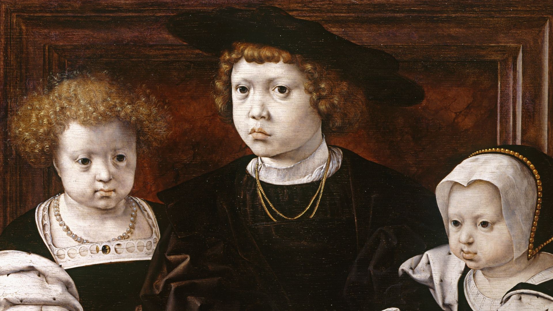 File:Three children of King Christian II of Denmark by Jan Gossaert (1526).jpg