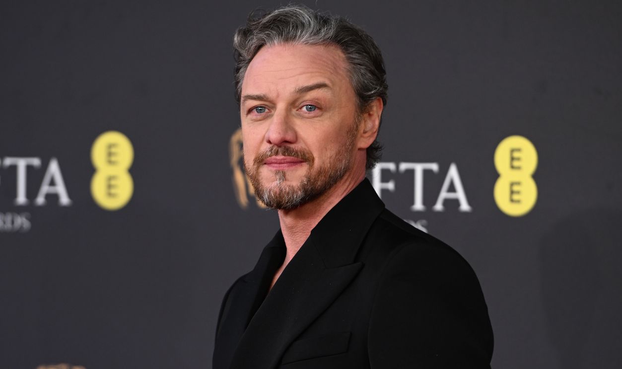 James McAvoy attends the 2025 EE BAFTA Film Awards at The Royal Festival Hall on February 16, 2025 in London, England.