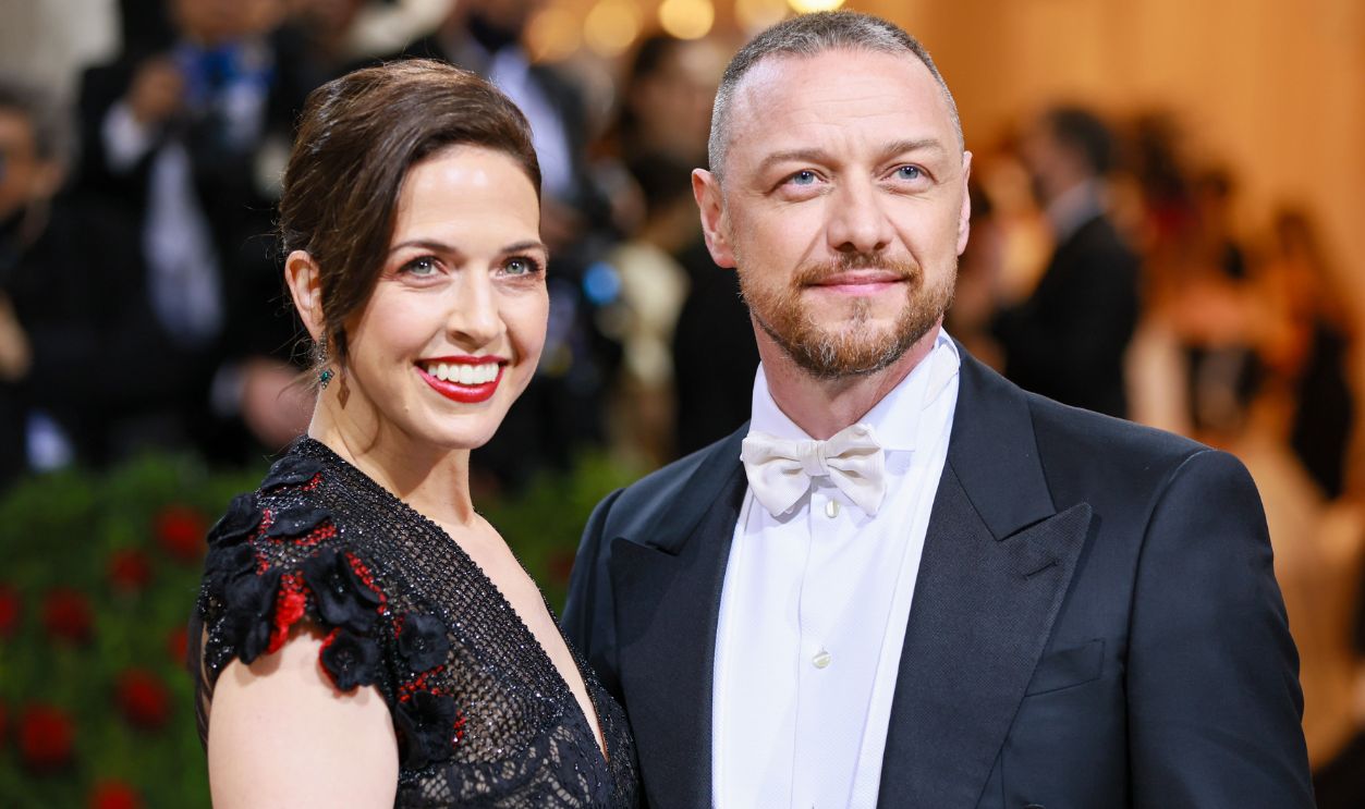 (L-R) Lisa Liberati and James McAvoy attends The 2022 Met Gala Celebrating