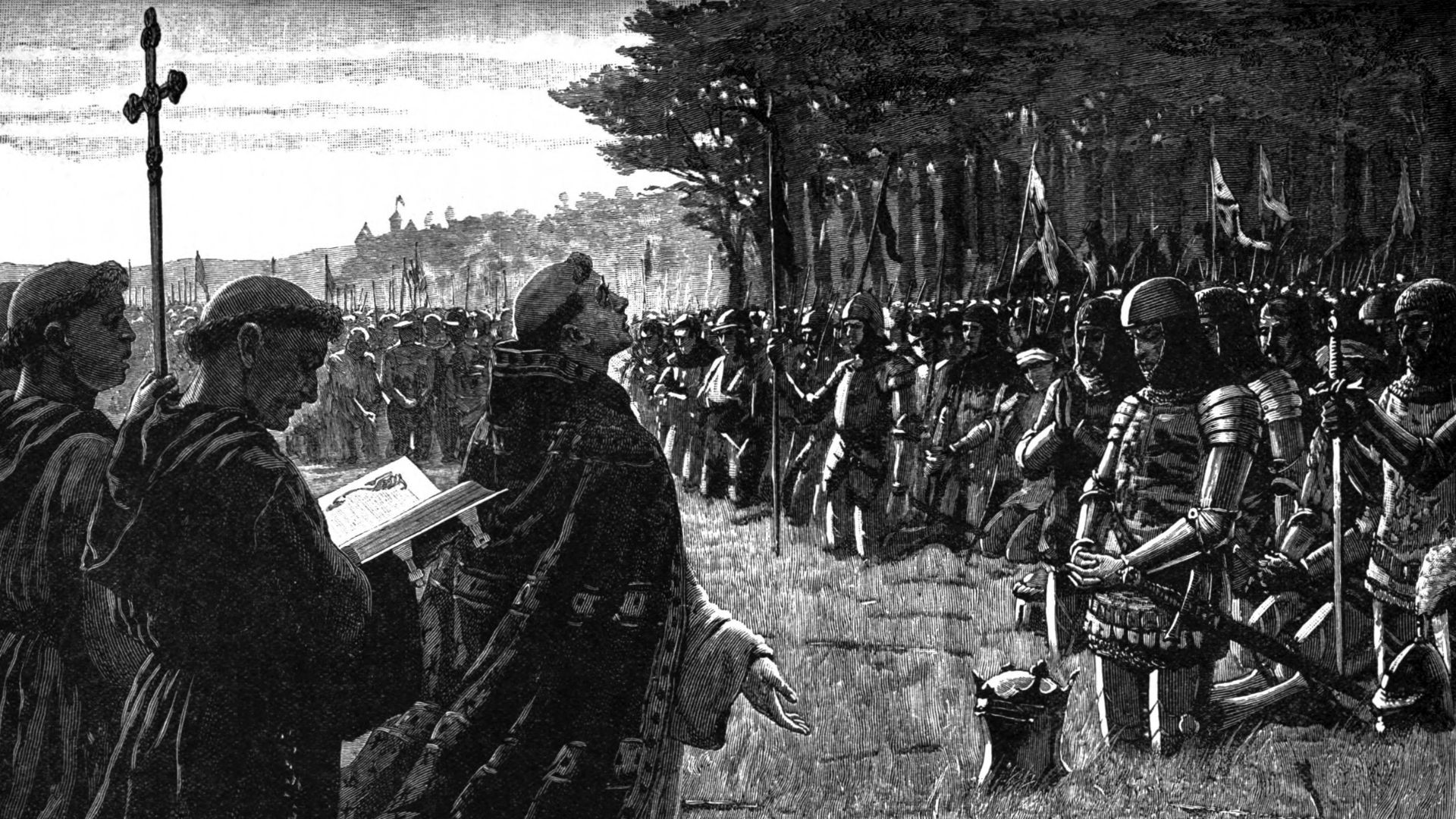 File:The Thanksgiving Service on the Field of Agincourt.jpg