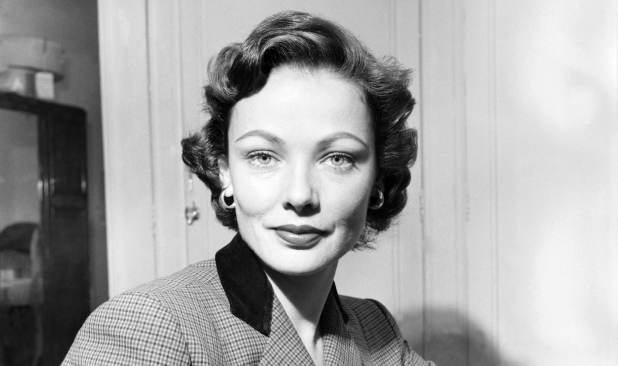 American actress Gene Tierney