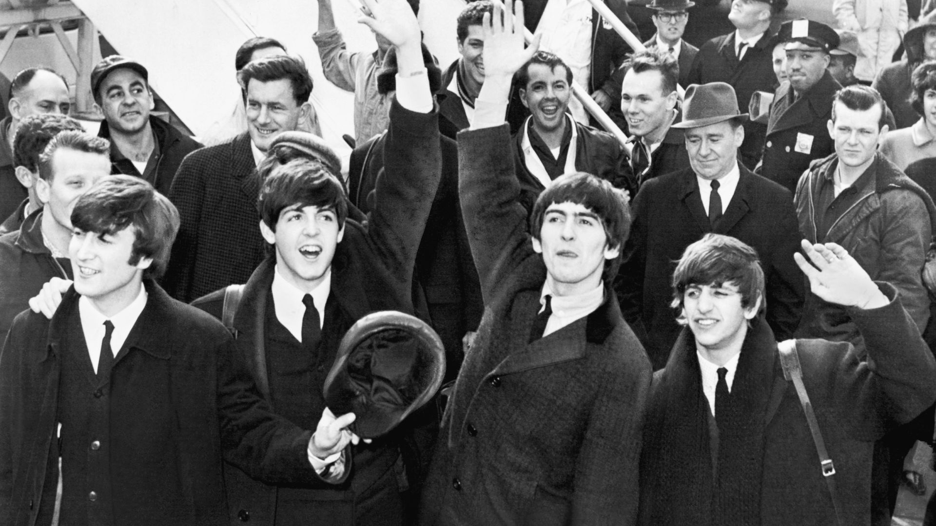 File:The Beatles arrive at JFK Airport.jpg