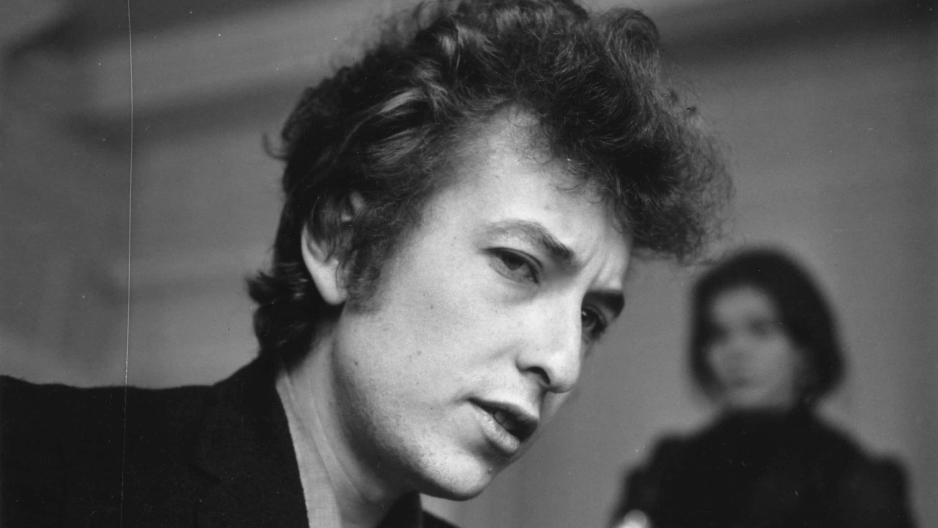 American electric folk singer songwriter Bob Dylan (born Robert Zimmerman)