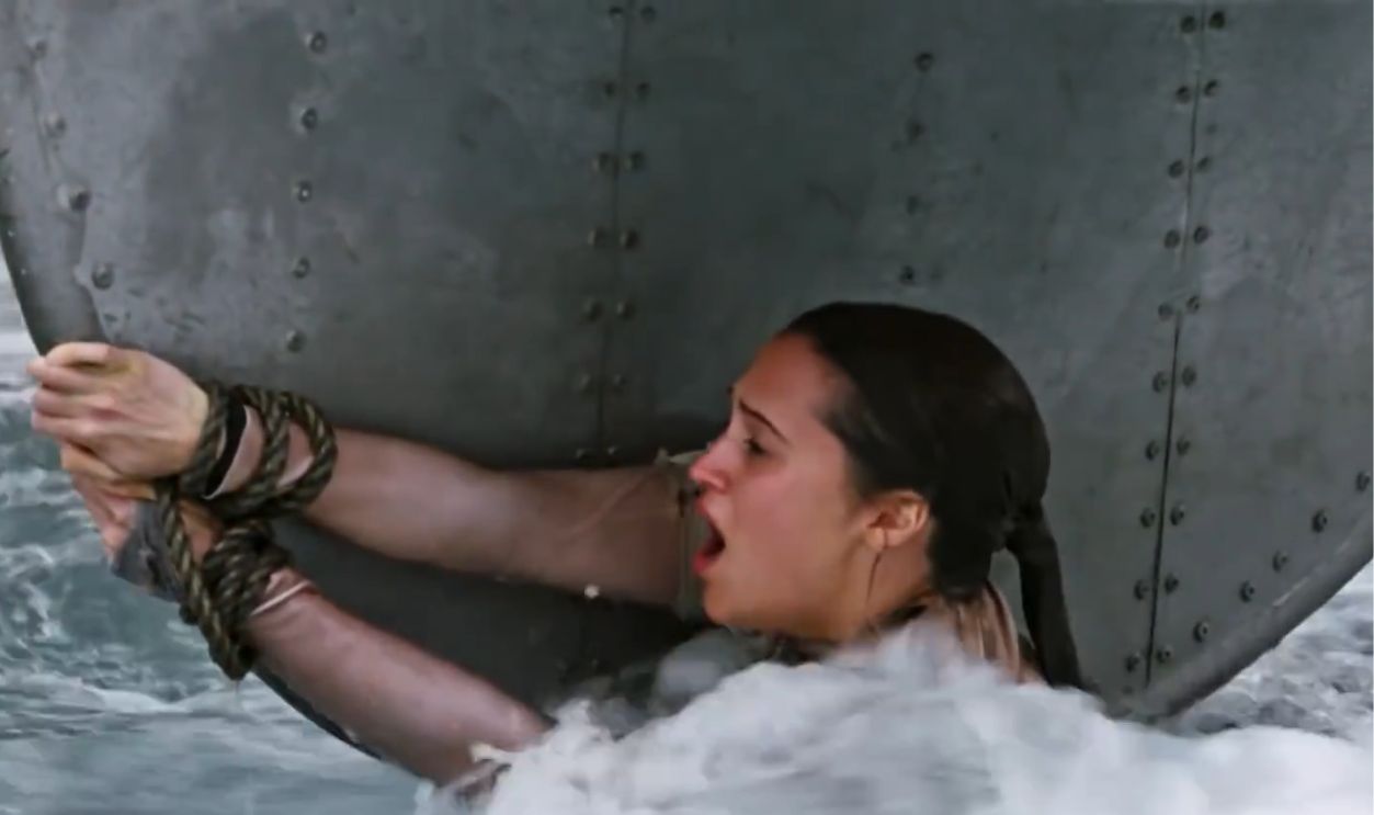 Alicia Vikander stunts 