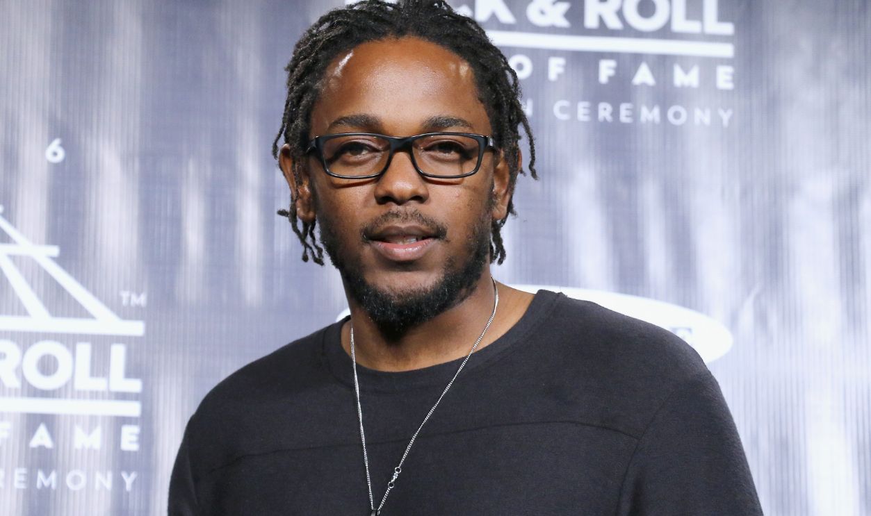 Kendrick Lamar poses in the press room at the 31st Annual Rock And Roll Hall Of Fame Induction Ceremony at Barclays Center of Brooklyn on April 8, 2016 in New York City.