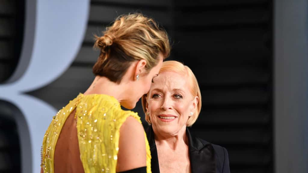 Sarah Paulson and Holland Taylor attend the 2018 Vanity Fair Oscar Party