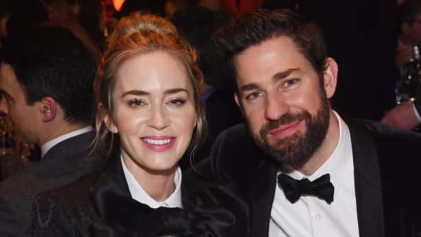 NEW YORK, NY - FEBRUARY 17: Emily Blunt and John Krasinski attend the 71st Annual Writers Guild Awards New York ceremony at Edison Ballroom on February 17, 2019 in New York City.