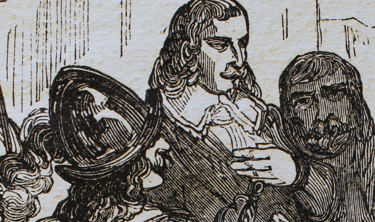 Gettyimages - 625398184, Armand-Charles de La Porte, Duc de La Meilleraye, receives the marshal's baton.