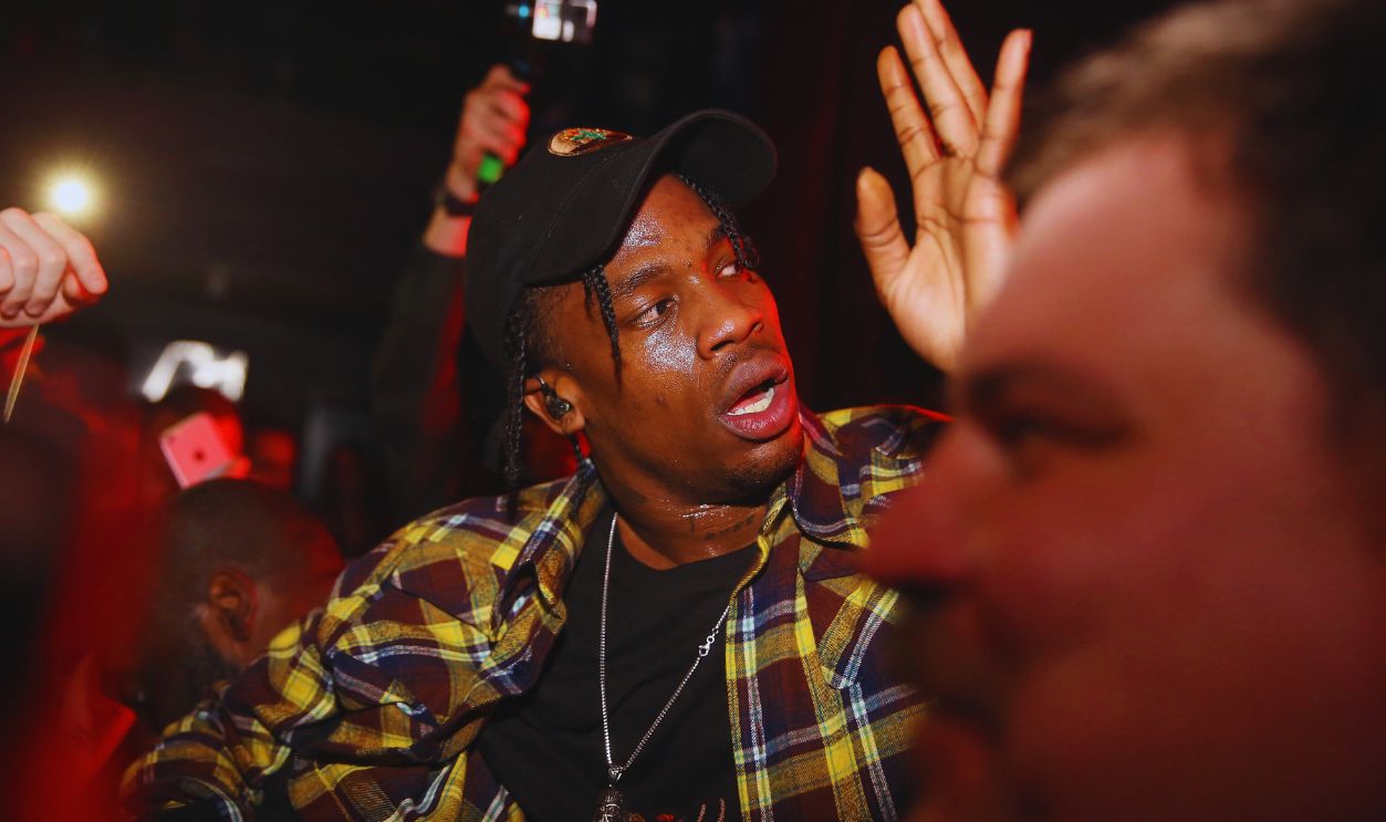 Gettyimages - 506624538, Billboard Winterfest at Park City Live! Day 3 - 2016 Park City PARK CITY, UT - JANUARY 23: Travis Scott performs on stage at the Billboard Winterfest at Park City Live! on January 23, 2016 in Park City, Utah.