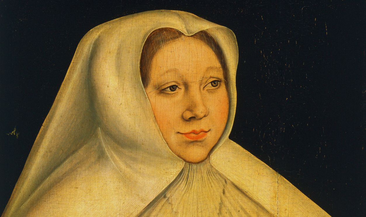 Gettyimages - 486779789, Portrait of Margaret of Austria (1480-1530), ca 1530. Found in the collection of the Anhaltische Gemäldegalerie Dessau.