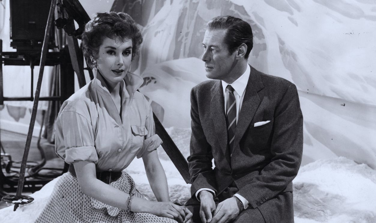 Gettyimages - 3397062, Kendall & Harrison 1955: Husband and wife acting couple Rex Harrison and Kay Kendall, on the set of the film 'The Constant Husband', directed by Sidney Gilliat for London Films.