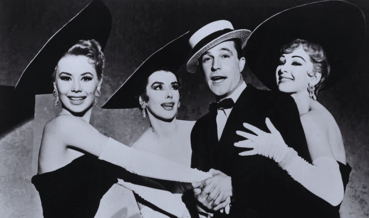 Gettyimages - 2635889, Gene Kelly Gene Kelly with Kay Kendall, Mitzi Gaynor and Taina Elg in a scene from the film 'Les Girls', directed by George Cukor for MGM.