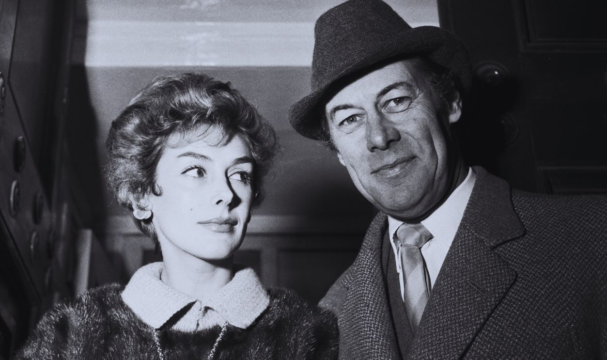 Gettyimages - 2201892045, Kay Kendall, Rex Harrison, 1958 Actress Kay Kendall with her husband, actor Rex Harrison, Theatre Royal, Drury Lane, London, April 8th 1958.