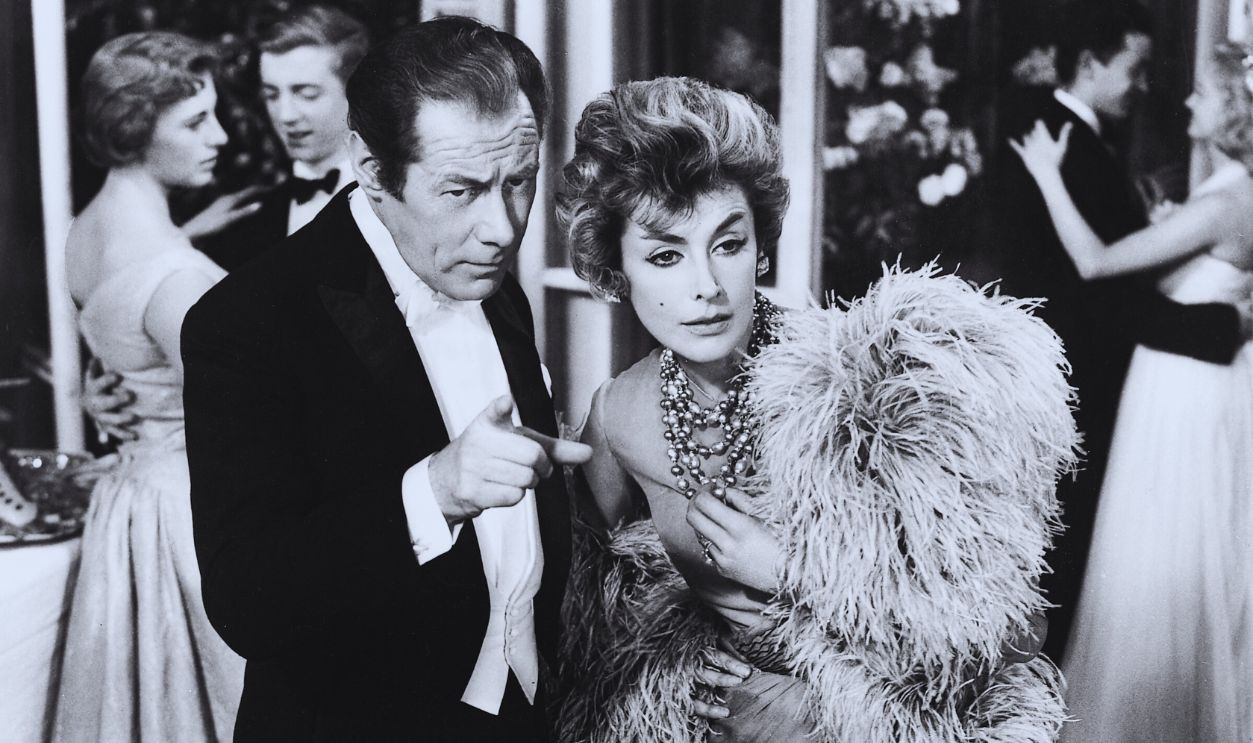 Gettyimages - 699021505, The Reluctant Debutante Actors Rex Harrison as Jimmy Broadbent and Kay Kendall as Sheila Broadbent in the film 'The Reluctant Debutante', 1958.