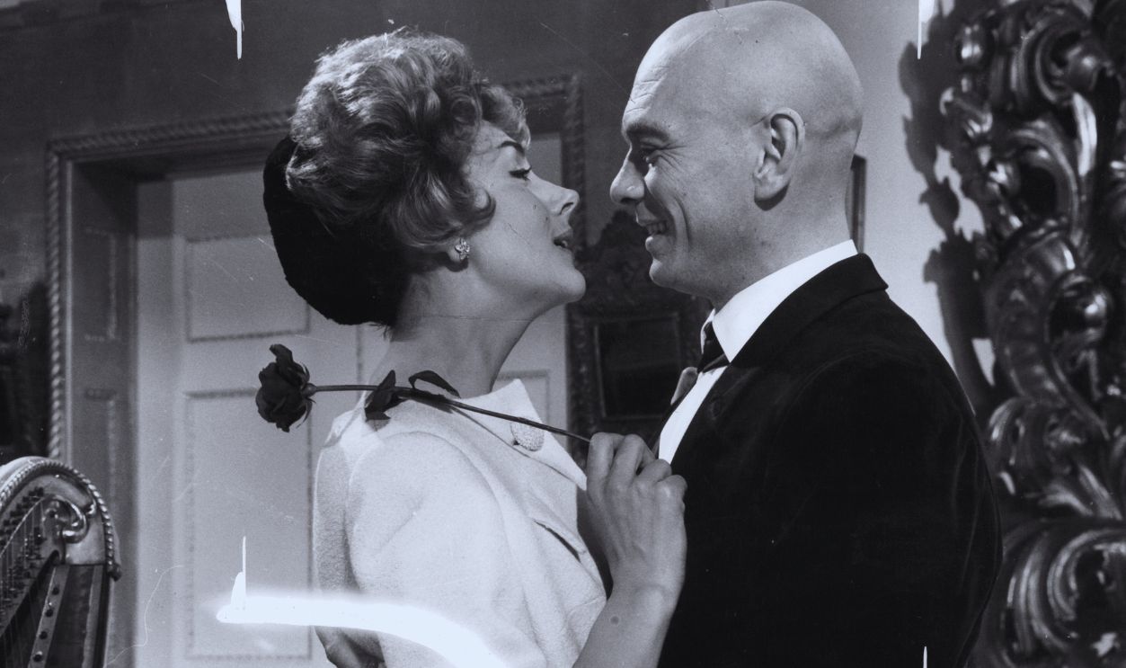 Gettyimages - 156476722, Kay Kendall And Yul Brynner In 'Once More, With Feeling!' Kay Kendall is embraced by Yul Brynner in a scene from the film 'Once More, With Feeling!', 1960.