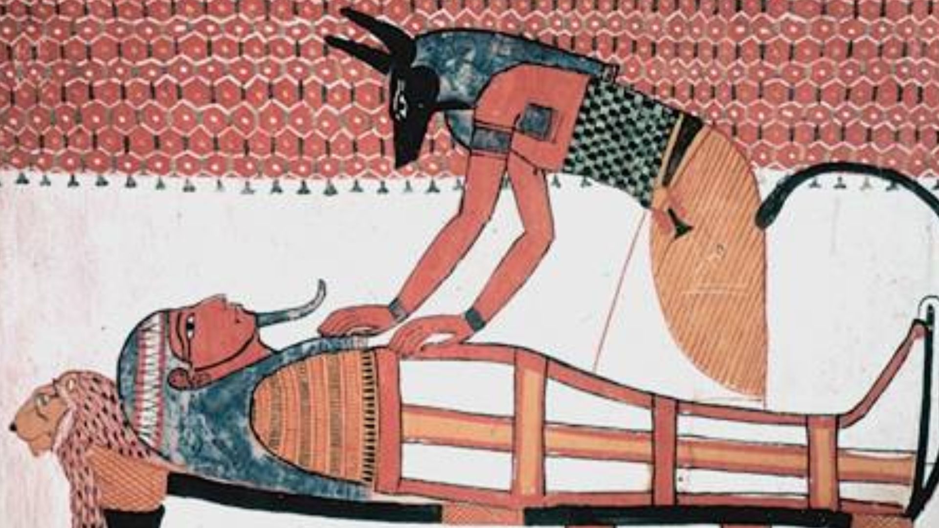 File:Anubis attending the mummy of Sennedjem.jpg