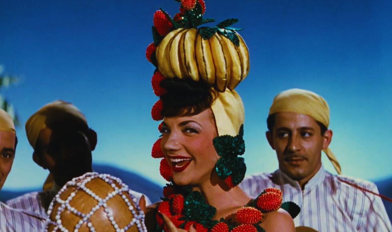 Carmen Miranda in THE GANG'S ALL HERE