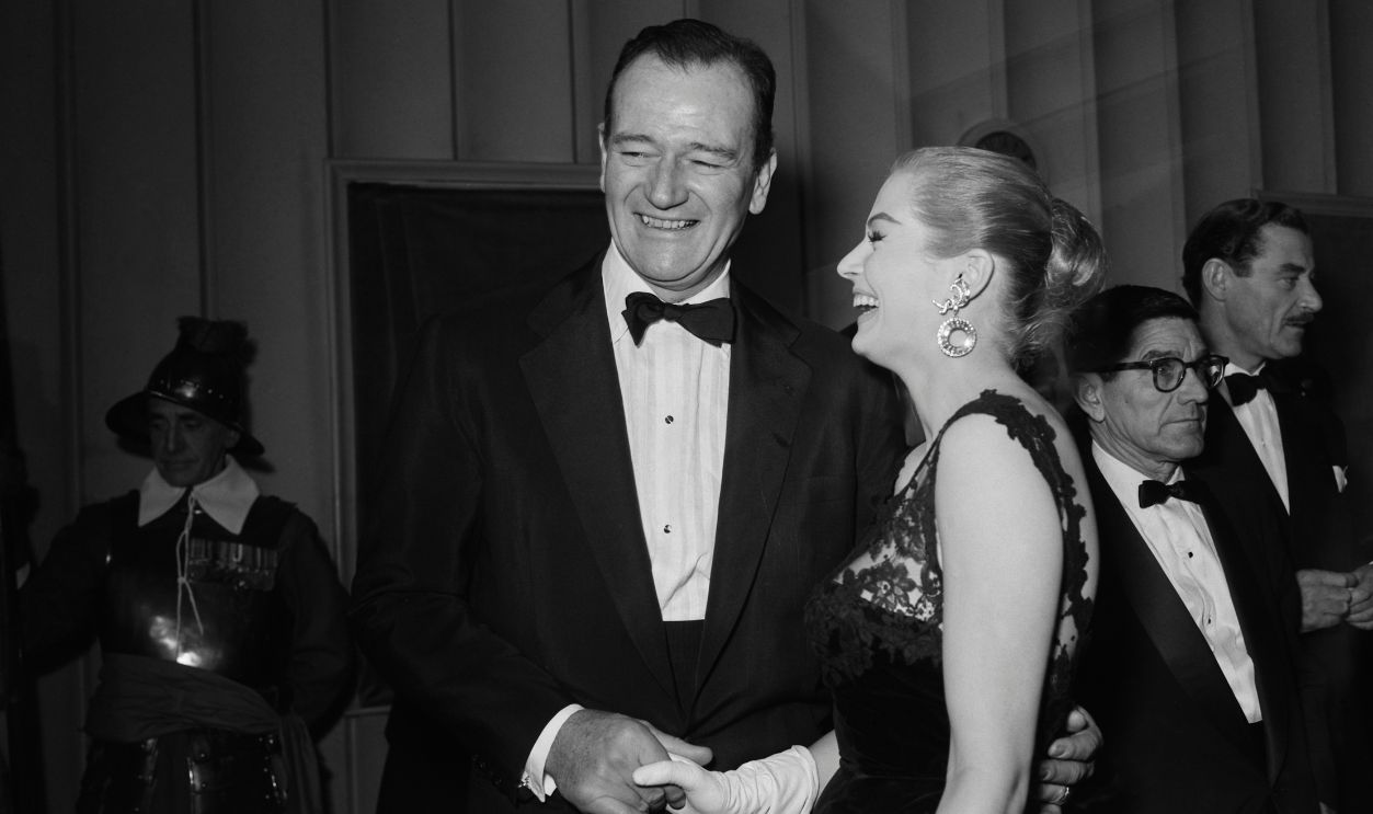 John Wayne And Anita Ekberg, 1956
