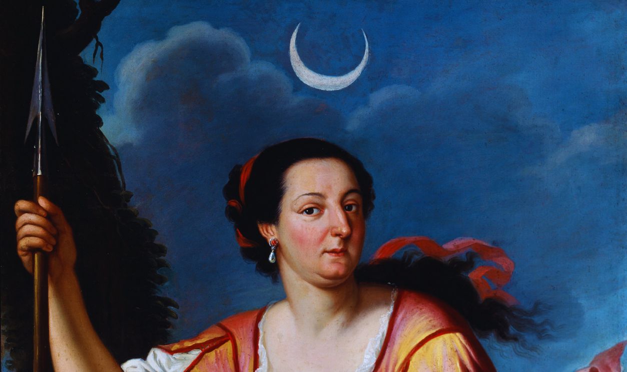 Gettyimages - 506028897, Queen Christina of Sweeden. Christina Queen of Sweden (1626  19 April 1689), Queen of Sweden 1633 - 1654, portrayed as the godess Diana. Attributed to Giovanni Domenico Cerrini 1609 - 1681.