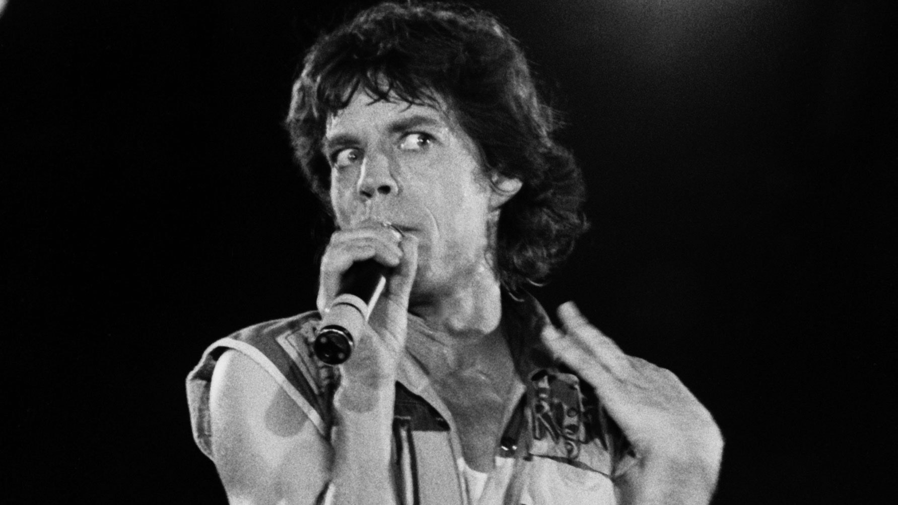 Torino, 1982, Mick Jagger performing