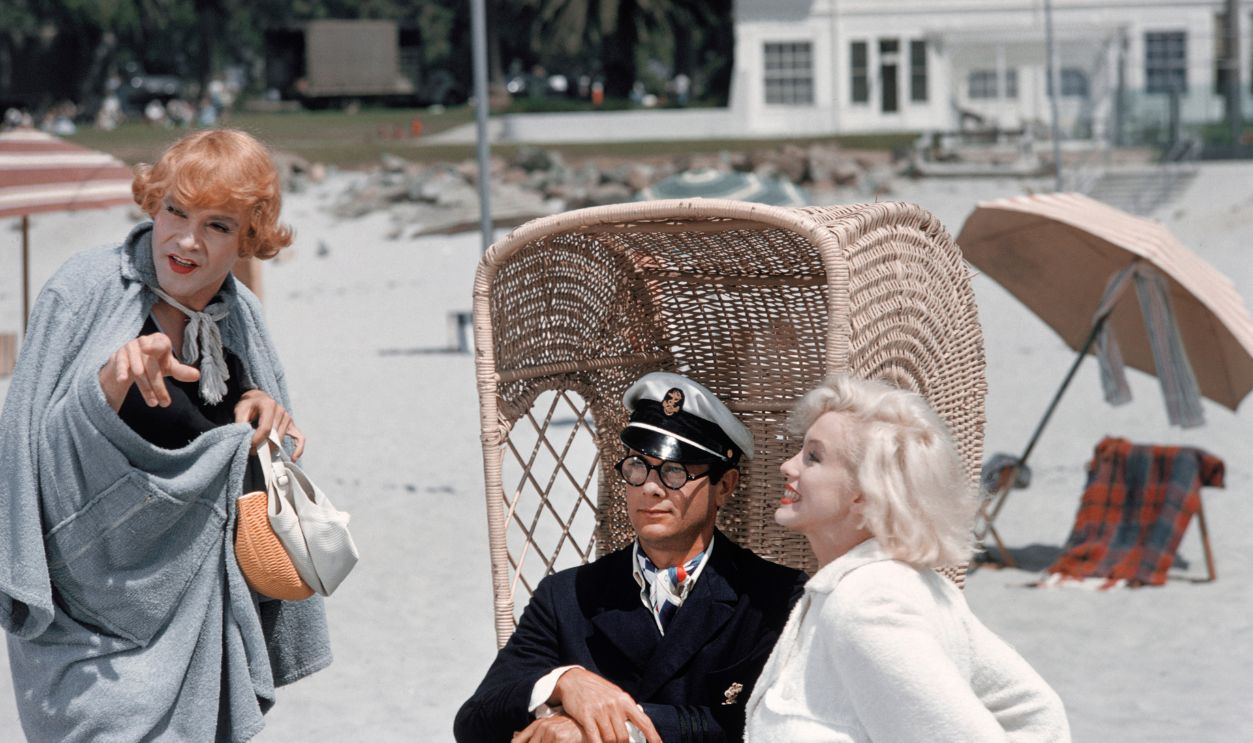 Marilyn Monroe, Tony Curtis And Jack Lemmon