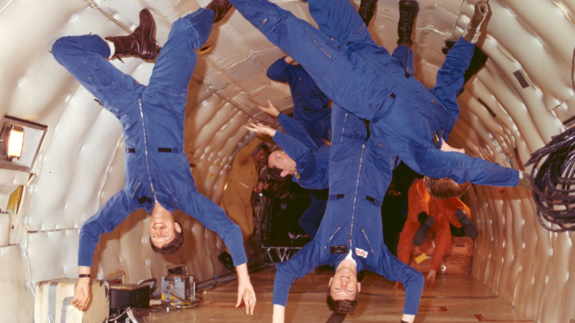 File:Astronauts in weightlessness.jpg