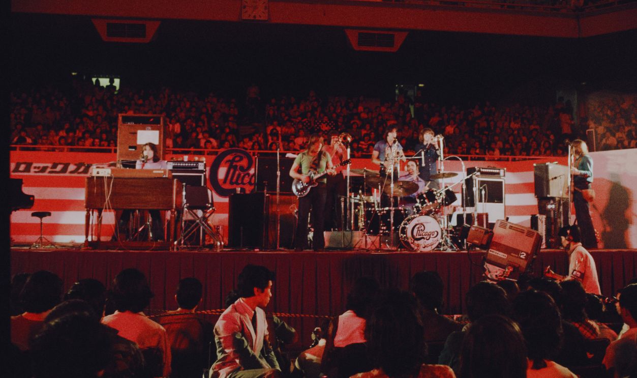 Gettyimages - 593327023, Chicago Live At Nippon Budokan (MANDATORY CREDIT Koh Hasebe/Shinko Music/Getty Images) Chicago live at Nippon Budokan, Tokyo, June 18, 1971.