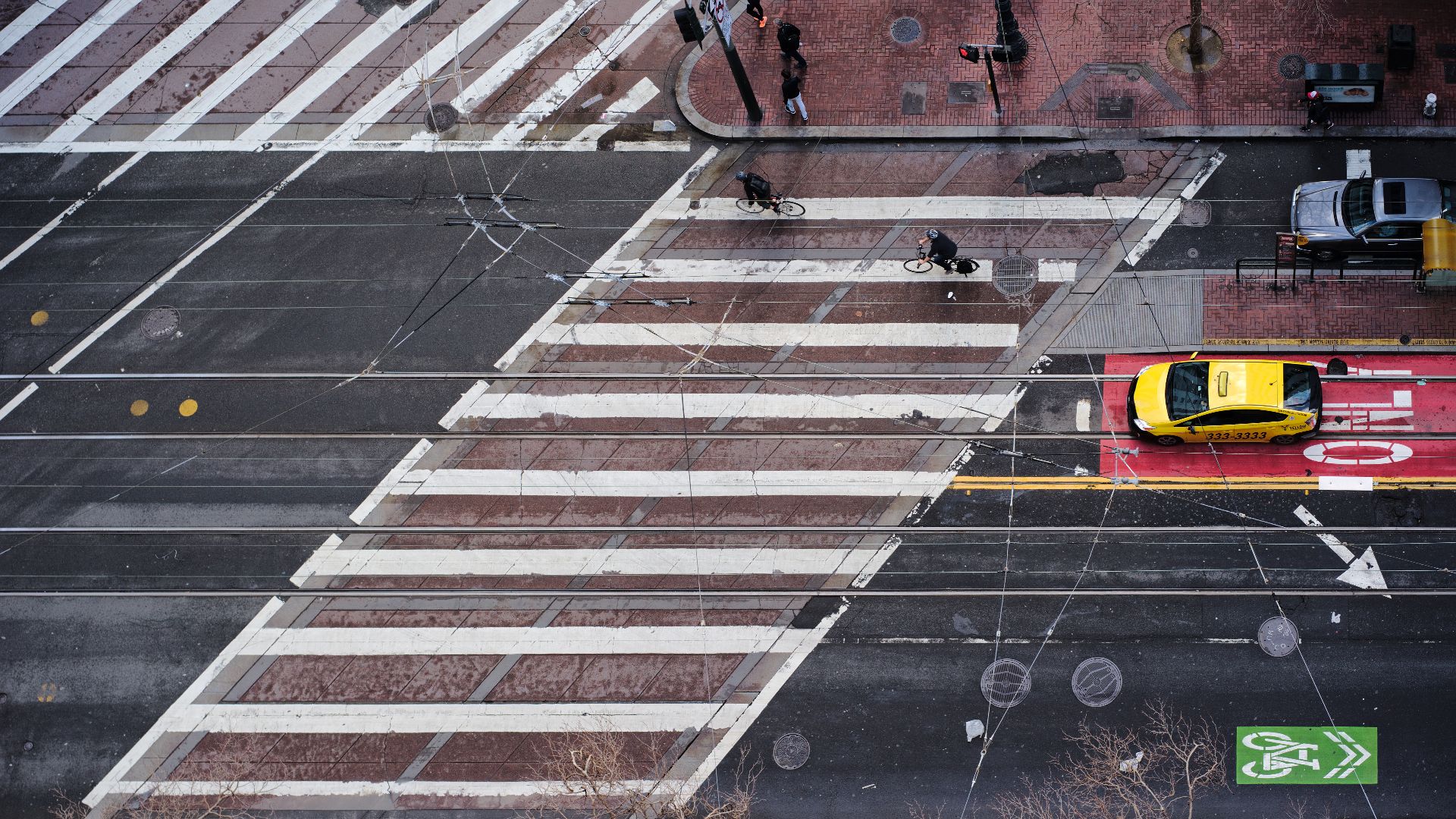 File:Crosswalk of Market at Third, San Francisco.jpg