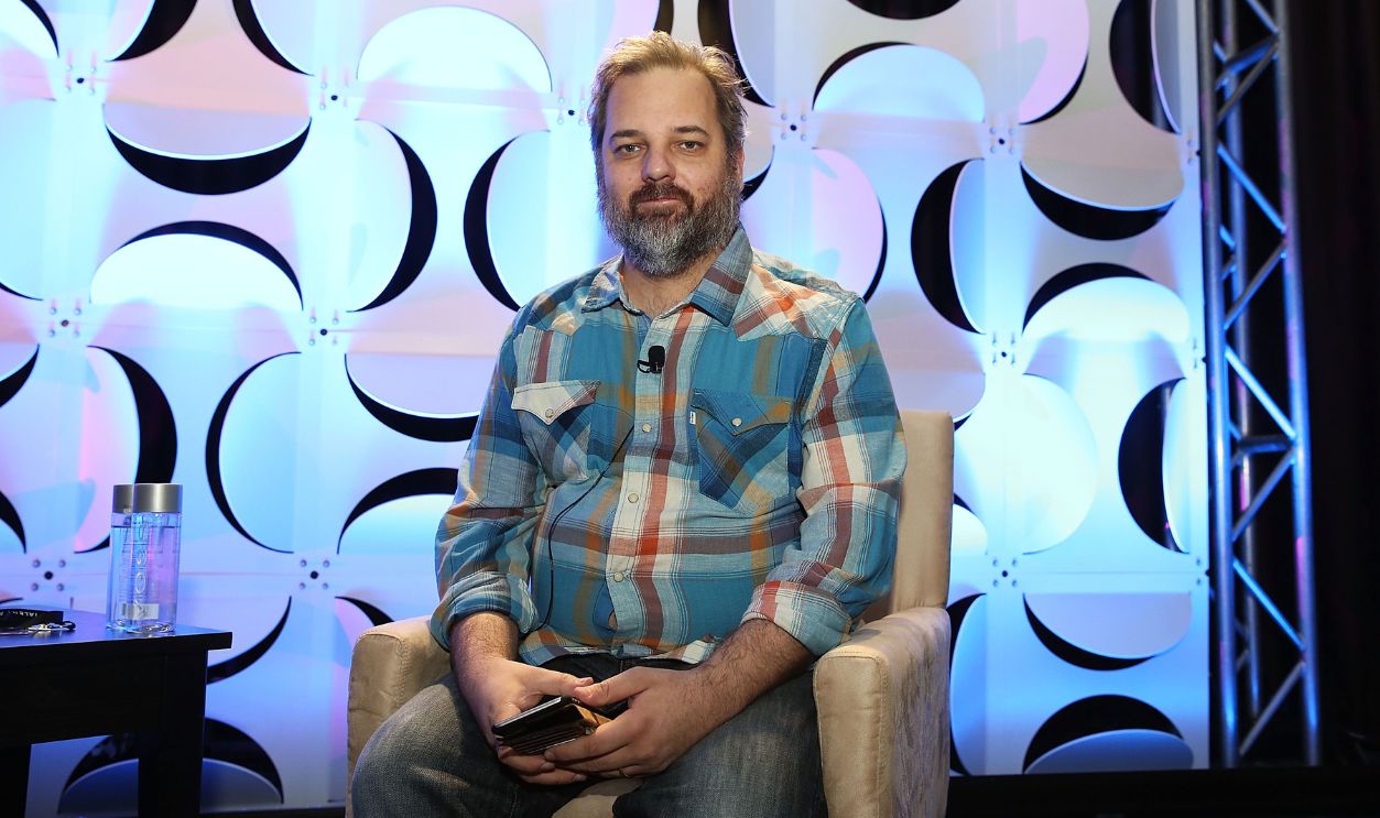 Dan Horman attends storytellers and the Shaping of Pop Culture: A Chat With Dan Harmon at NATPE 2015 at Fontainebleau Miami Beach on January 21, 2015 in Miami Beach, Florida.