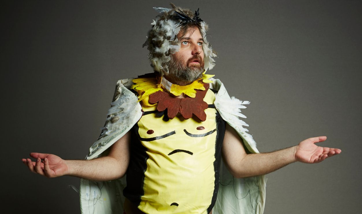 Writer/producer Dan Harmon poses for a portrait at the Getty Images Portrait Studio powered by Samsung Galaxy at Comic-Con International 2014 at Hard Rock Hotel San Diego on July 25, 2014 in San Diego, California.
